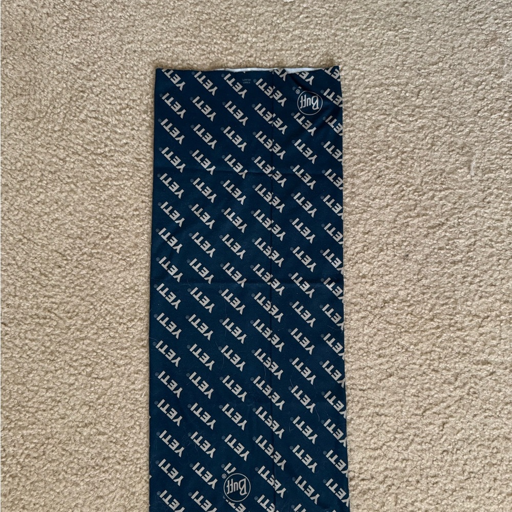 Yeti Blue and White Logo buff